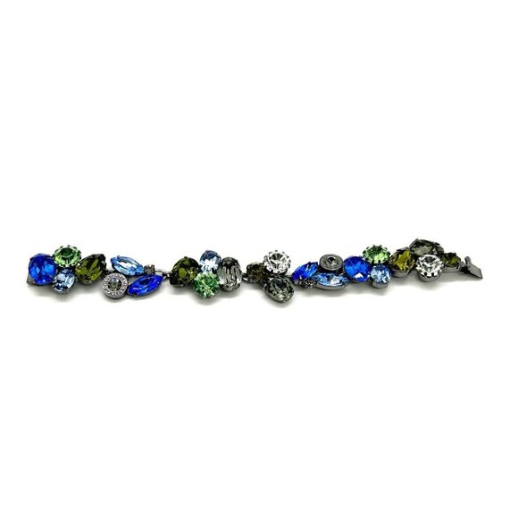 Coach Swarovski Crystals Bracelet Michelle Trachtenberg Multicolor Beads 7 In - Picture 4 of 16